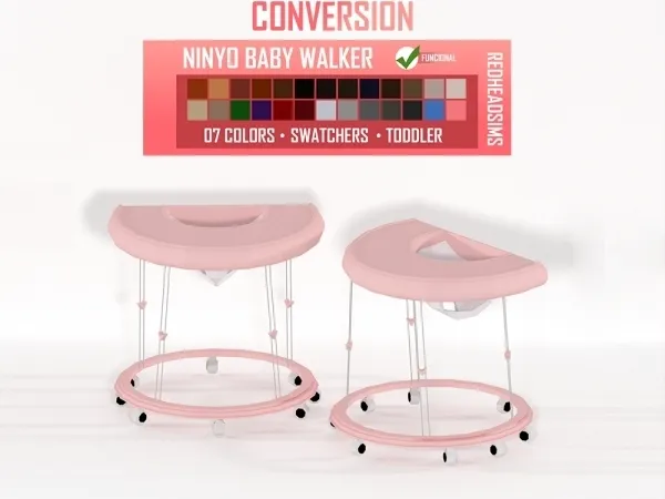 Alpha NINYO BABY WALKER - The Sims 4 Custom Content