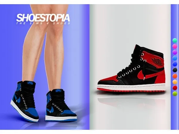 Alpha HADES SHOES SHOESTOPIA - The Sims 4 Custom Content