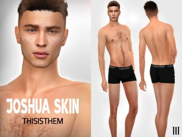 Alpha thisisthem Joshuas Skin - The Sims 4 Custom Content