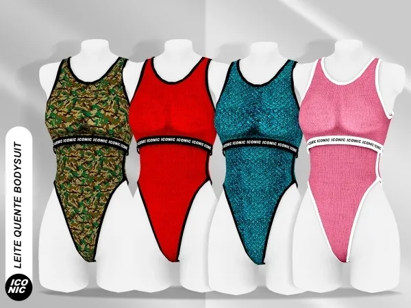 Alpha Leite Quente (Bodysuit) - The Sims 4 Custom Content