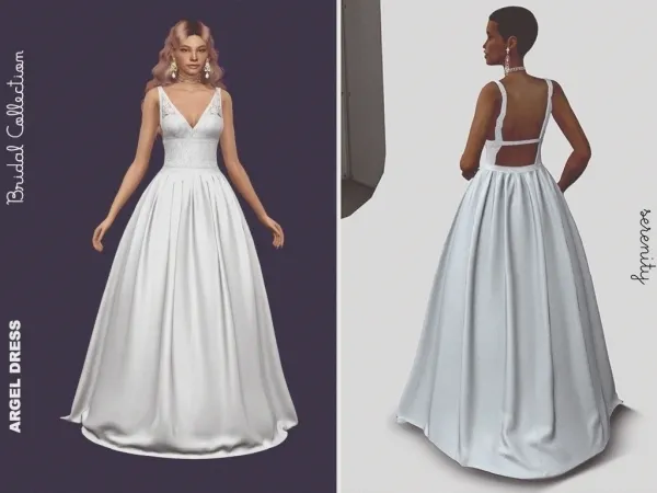 Mix Argel Wedding Dress - The Sims 4 Custom Content