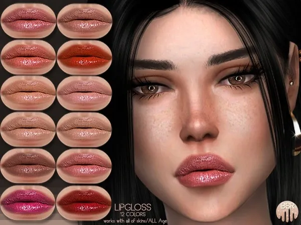 Alpha LipGloss BM16 tr by busra - The Sims 4 Custom Content