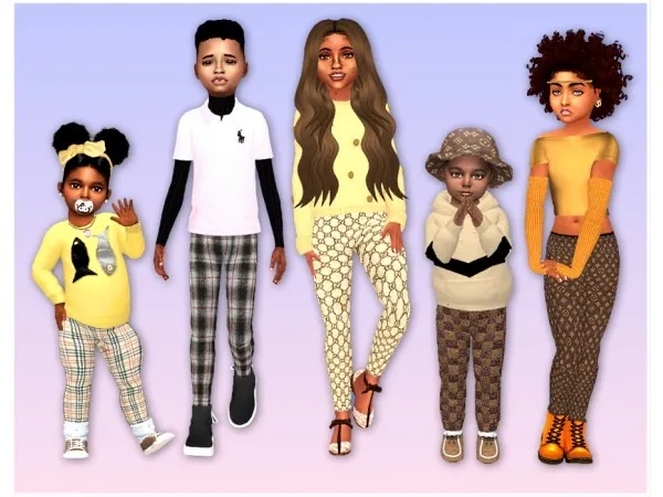 Alpha Child Toddlers Skinnies by blewis50 - The Sims 4 Custom Content