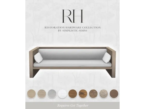 Maxis Match simplistic sims4 RH Collection Outdoor Sofa - The Sims 4 Custom Content