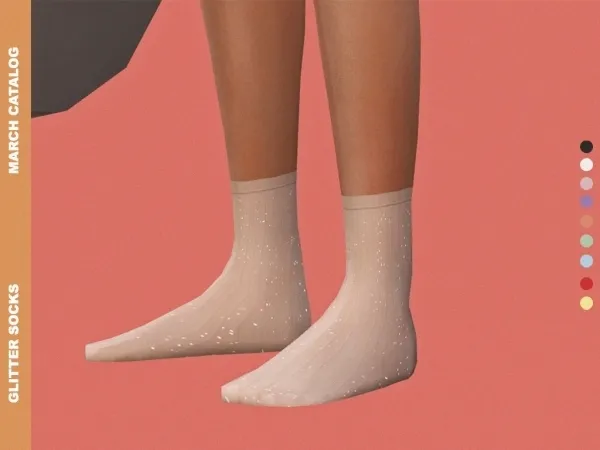 Maxis Match Glitter Socks - The Sims 4 Custom Content