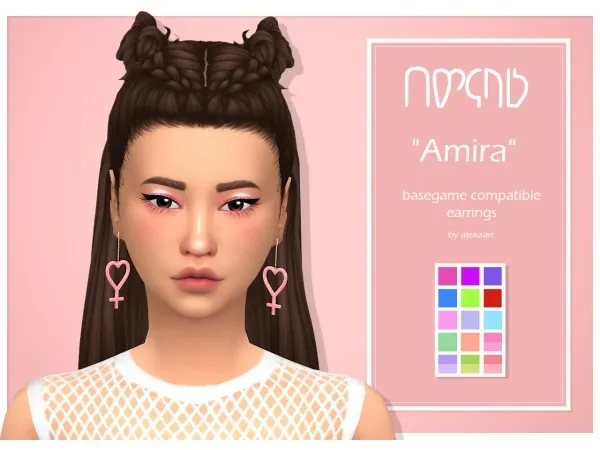 Maxis Match alexaarr Amira Earrings - The Sims 4 Custom Content
