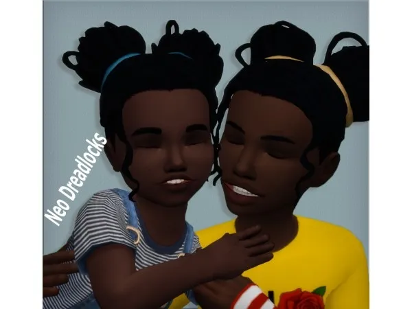 Alpha Morgan Folami Neo Curly Puffs by dbasiasimbr - The Sims 4 Custom Content