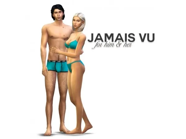 Maxis Match jamais vu for him her by simgguk - The Sims 4 Custom Content