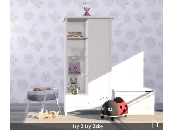 Alpha Itsy Bitsy Baby walls by Tilly Tiger - The Sims 4 Custom Content