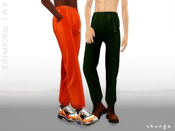 Alpha SHUNGA AMI Trackpants - The Sims 4 Custom Content