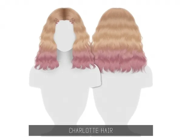 Alpha CHARLOTTE HAIR TODDLER CHILD - The Sims 4 Custom Content