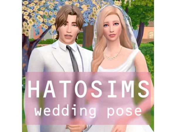 Maxis Match Wedding pose pack by hatosims4 - The Sims 4 Custom Content