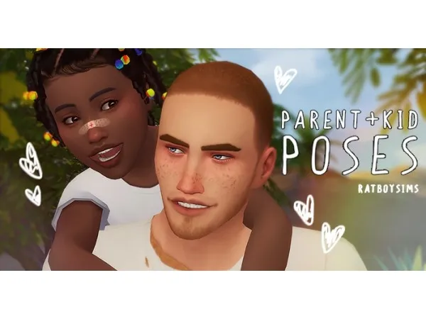 Maxis Match ratboysims parent poses - The Sims 4 Custom Content