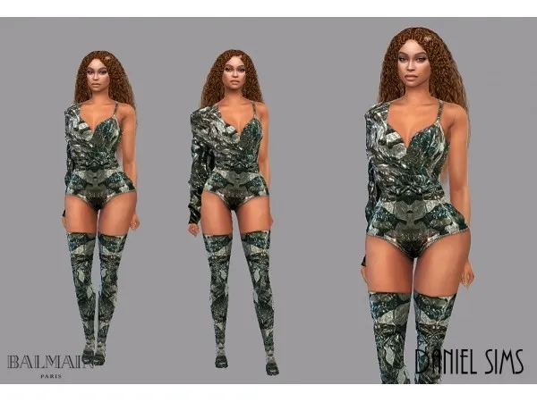Alpha daniel sims Coachella 2018 weekend 1 Beyonce in Balmain - The Sims 4 Custom Content