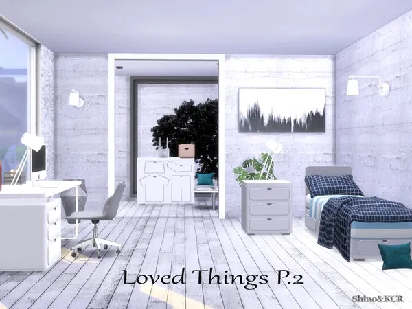 Alpha Single Bedroom Loved Things - The Sims 4 Custom Content