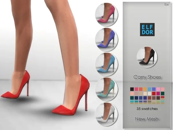 Mix Carry Shoes - The Sims 4 Custom Content