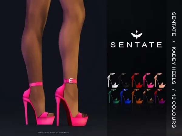 Maxis Match Kadey Heels by sentate - The Sims 4 Custom Content