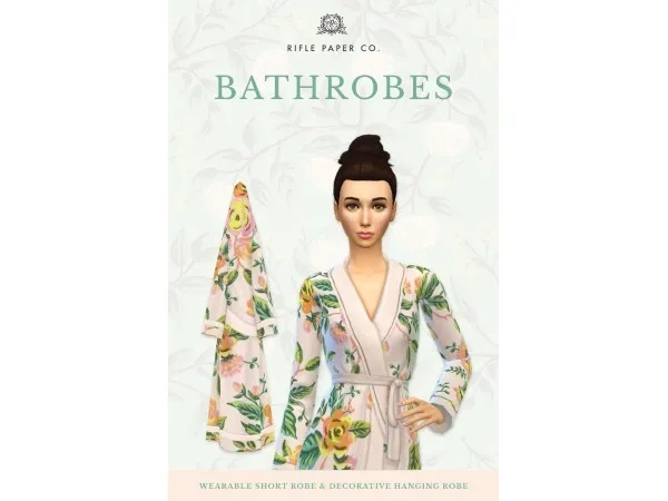 Maxis Match RPC Bathrobes sims4 by simplistic - The Sims 4 Custom Content