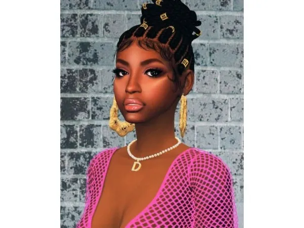 Alpha xxmoniquesimsxx Vintage Door Knocker Earrings - The Sims 4 Custom Content