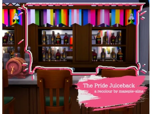Alpha The Pride Juiceback sims by mazepie - The Sims 4 Custom Content