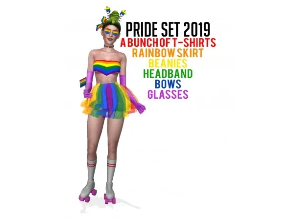 Alpha tinywardens PRIDE SET 2019 recolors - The Sims 4 Custom Content