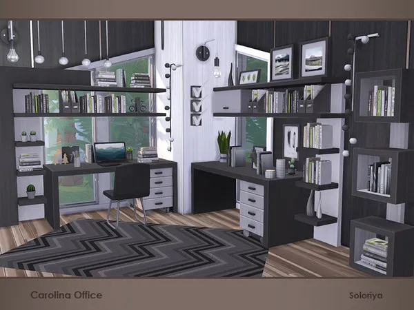 Alpha Carolina Office - The Sims 4 Custom Content