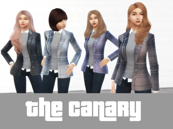 Alpha Get Together Blazer Jacket - The Sims 4 Custom Content