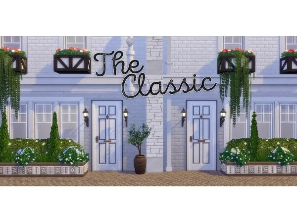 Maxis Match hamburgercakes The Classic Door - The Sims 4 Custom Content