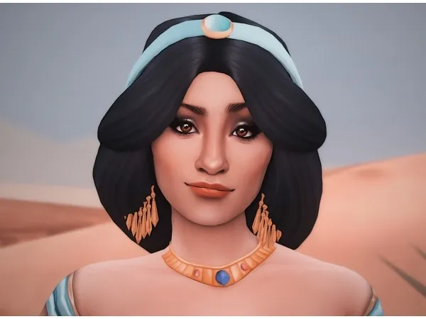 Maxis Match missrubybird Jasmine and Aladdin - The Sims 4 Custom Content