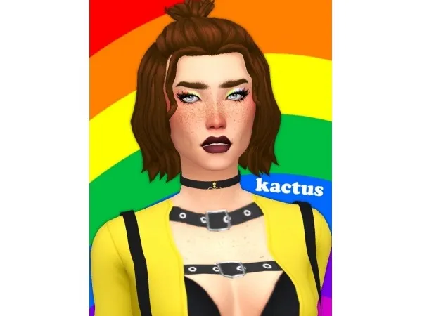 Maxis Match Rainbow eyeshadow by kactuscove - The Sims 4 Custom Content