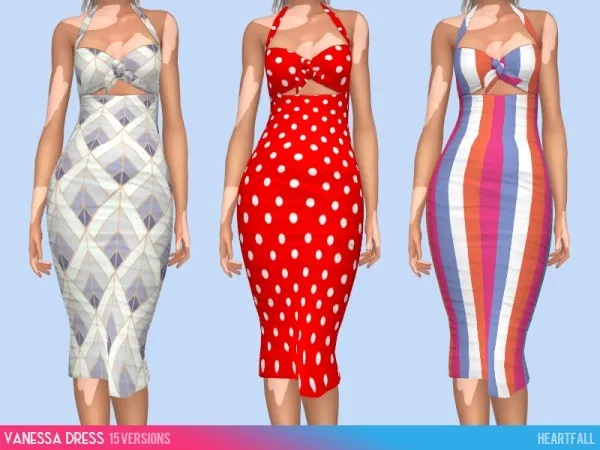 Maxis Match Vanessa Paz Alergra Dress by simsfinds - The Sims 4 Custom Content