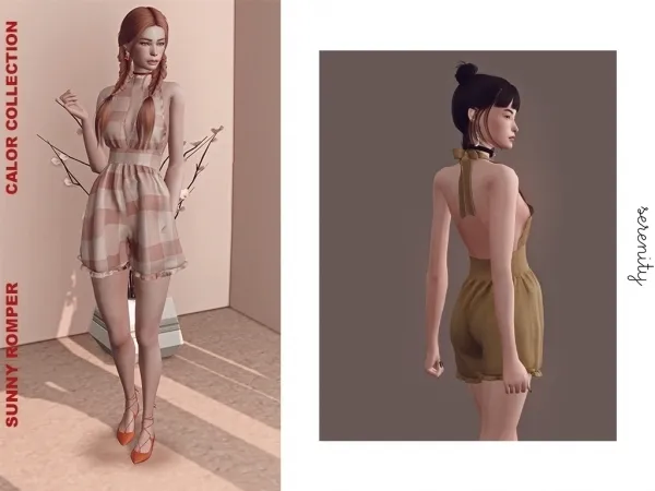 Alpha Sunny Romper - The Sims 4 Custom Content
