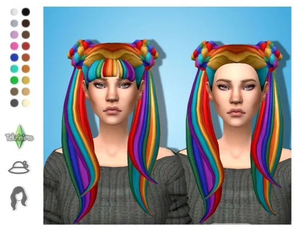 Maxis Match Kerli ReMeshed by tekri - The Sims 4 Custom Content