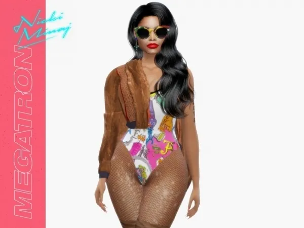 Alpha NICKI MINAJ MEGATRON - The Sims 4 Custom Content