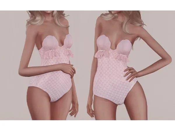 Maxis Match Simplystefi mermaid swimsuit - The Sims 4 Custom Content