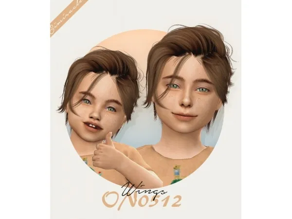 Alpha simiracle Wings ON0512 - The Sims 4 Custom Content