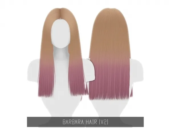 Alpha BARBARA HAIR V2 TODDLER CHILD - The Sims 4 Custom Content