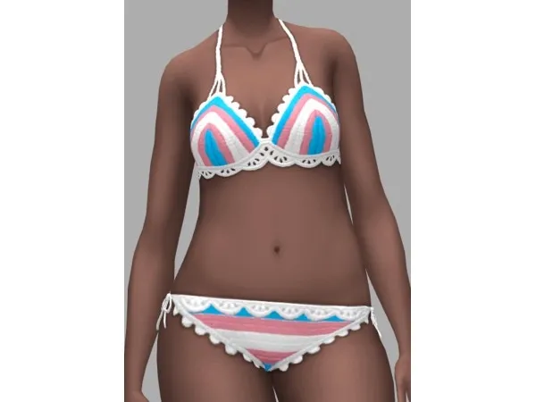 [PRIDE] Crochet Bikini by lilmoonberry