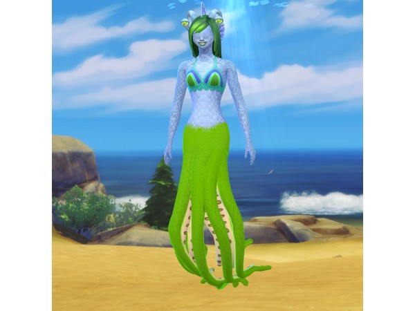 SIREN MERMAN TAIL - The Sims 4 Download 