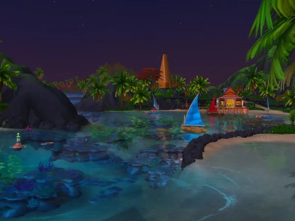 Mix Beach CAS Backgrounds - The Sims 4 Custom Content