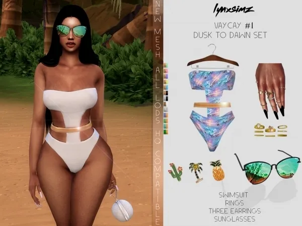 Alpha lynxsimz Dusk to Dawn set - The Sims 4 Custom Content