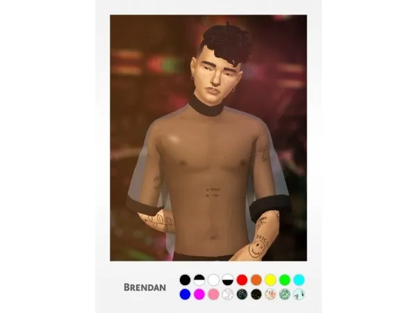 Maxis Match acid plumbobs BRENDAN SHIRT - The Sims 4 Custom Content