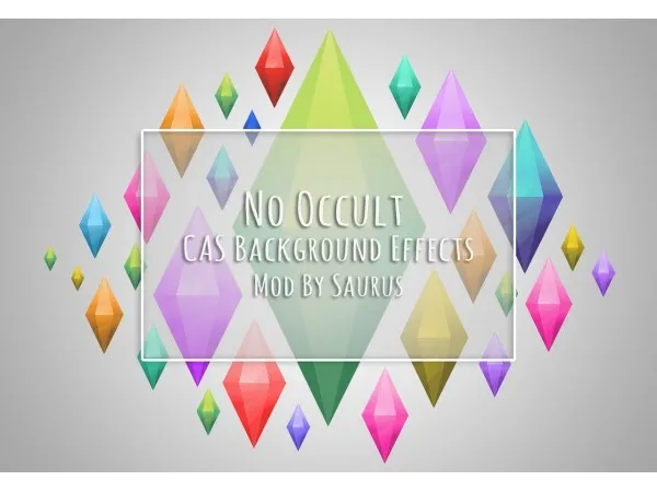 Maxis Match saurussims No Occult CAS Background Effects - The Sims 4 Custom Content