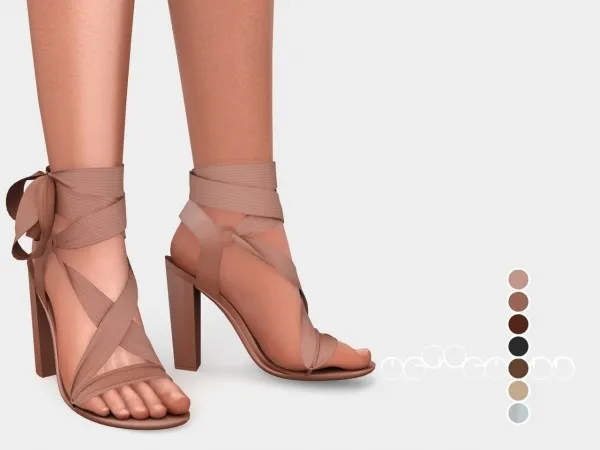 Alpha mauvemorn Dries Van Noten Heeled Sandals - The Sims 4 Custom Content