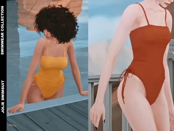 Alpha Jolie Swimsuit - The Sims 4 Custom Content