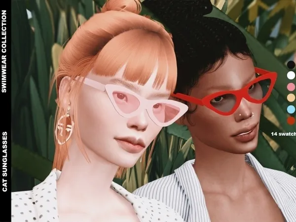 Maxis Match Cat Sunglasses - The Sims 4 Custom Content