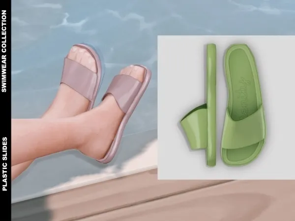 Alpha Plastic Slides by serenity-cc - The Sims 4 Custom Content
