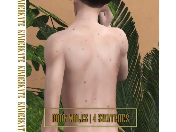 Mix sunshineblur BODY MOLES - The Sims 4 Custom Content