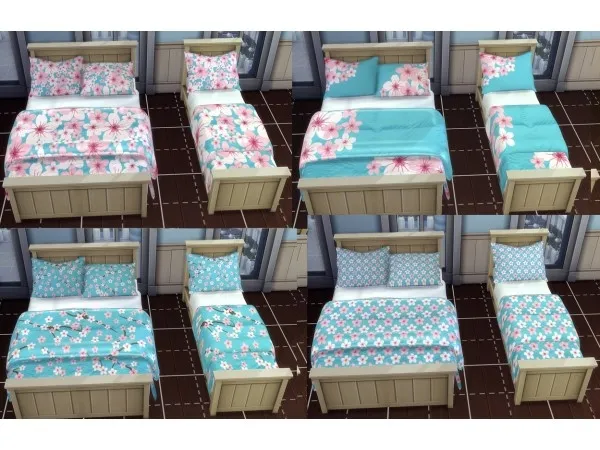 Alpha Sulani Inspired Bedding Sets by Foxybaby - The Sims 4 Custom Content