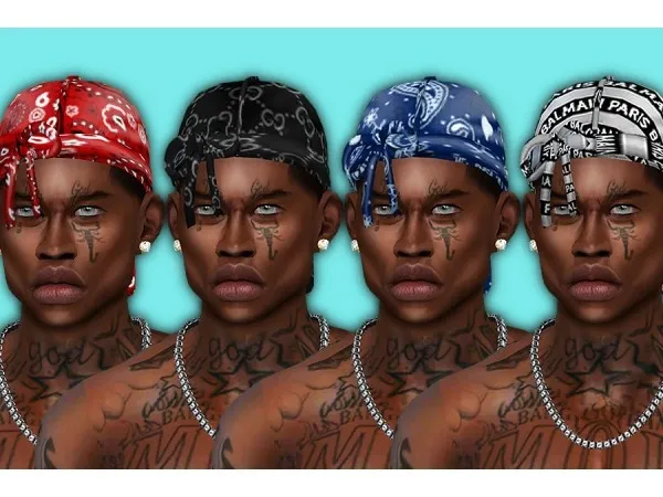 Alpha Designer Durag - The Sims 4 Custom Content